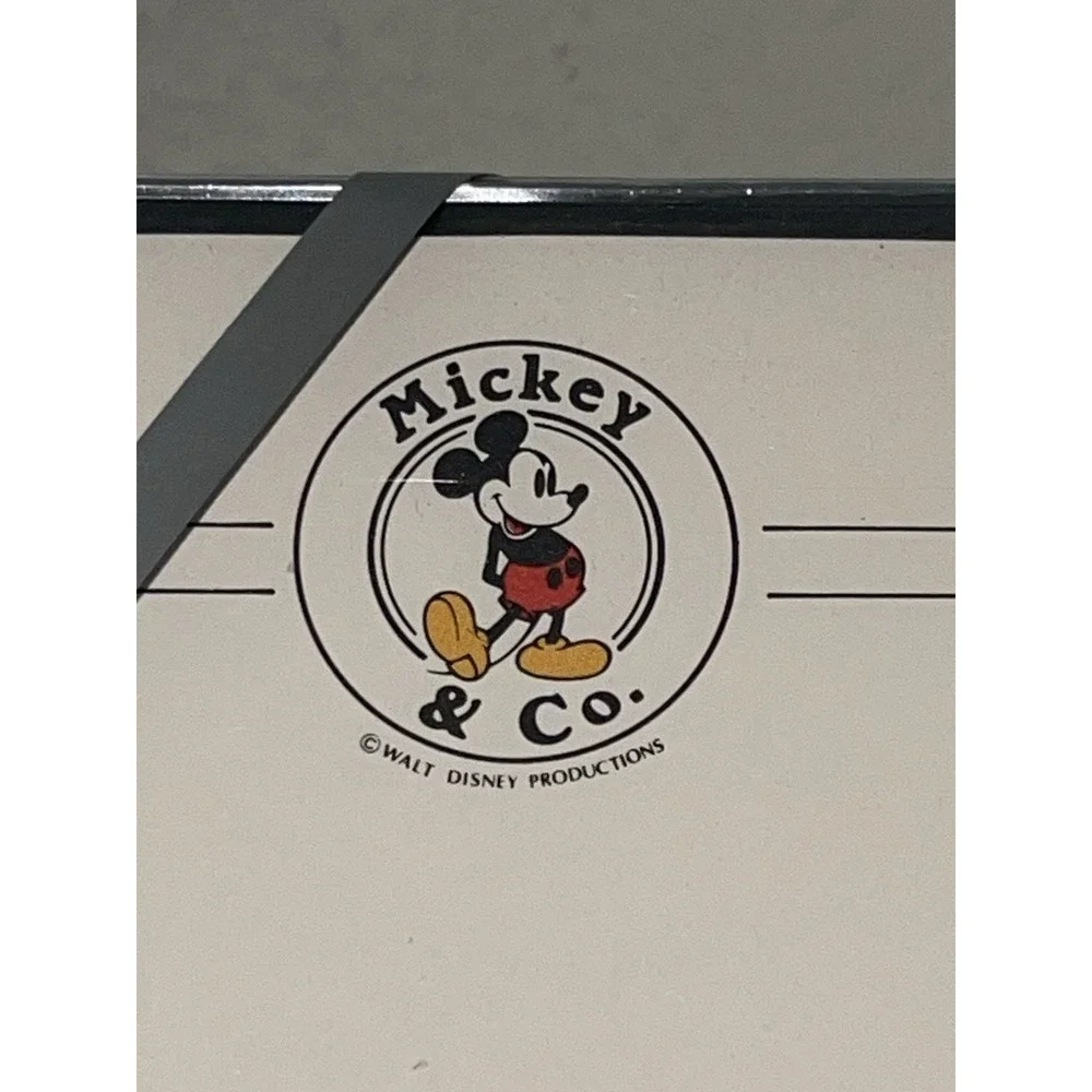 Vintage Walt Disney Productions Mickey & Co. Stationary Set 30 Sheets & 15 Envel
